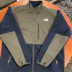 The north face polartec fleece /nylon jacket